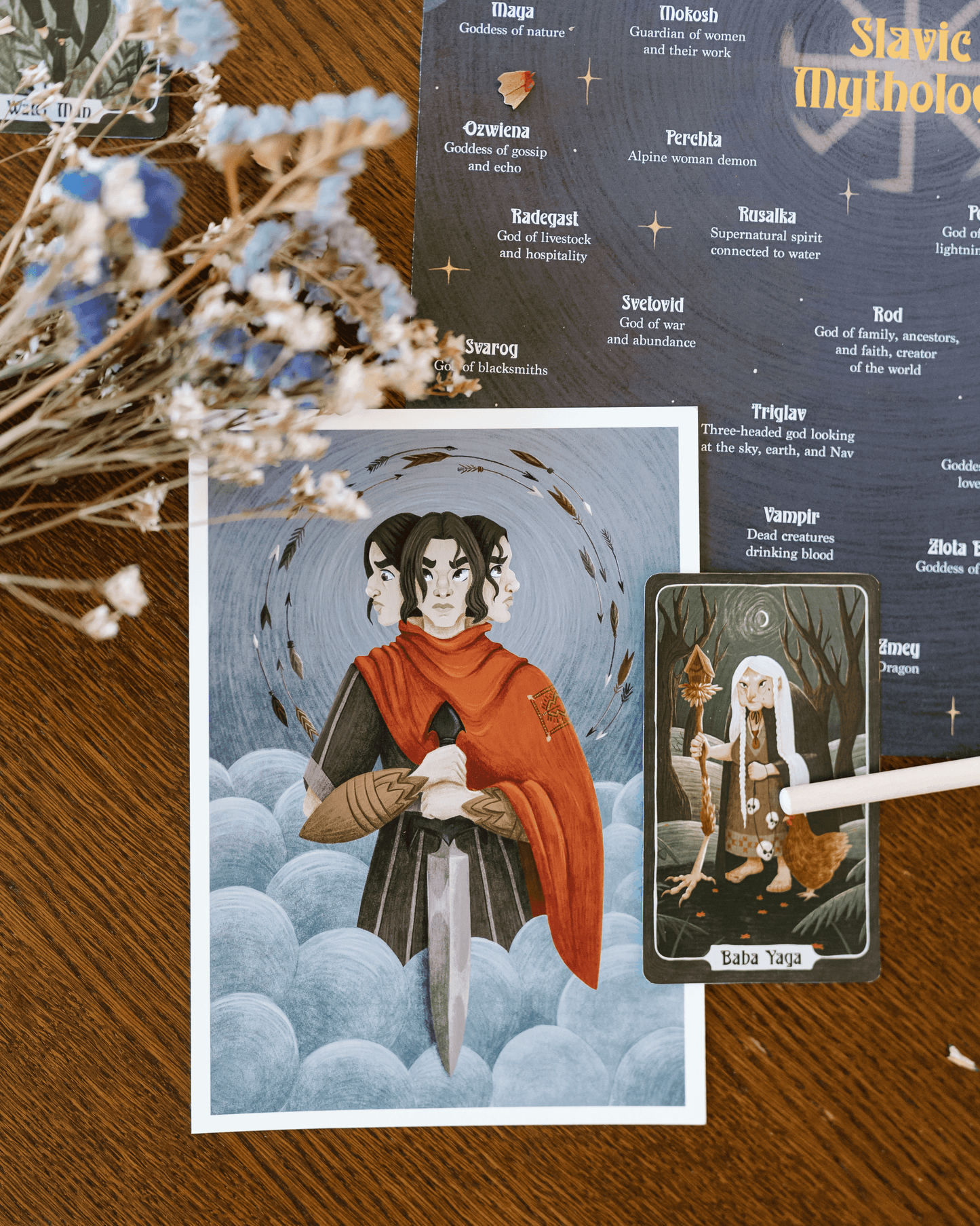 TRIGLAV | A4 / A5 Art Print - Slavic Mythology