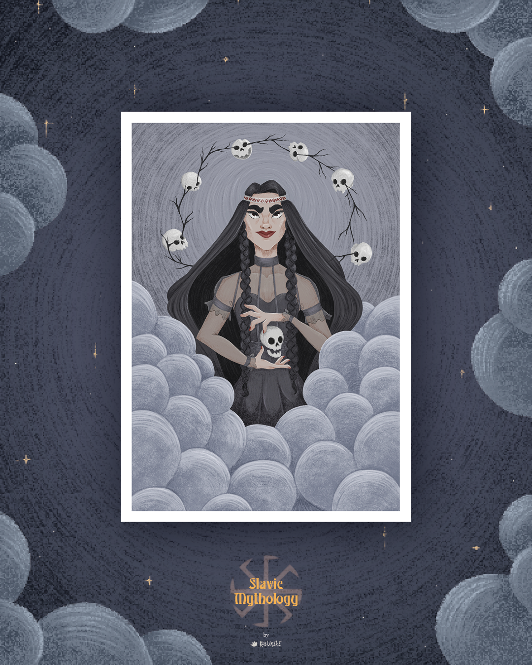 MARZANNA | A4 / A5 Art Print - Slavic Mythology