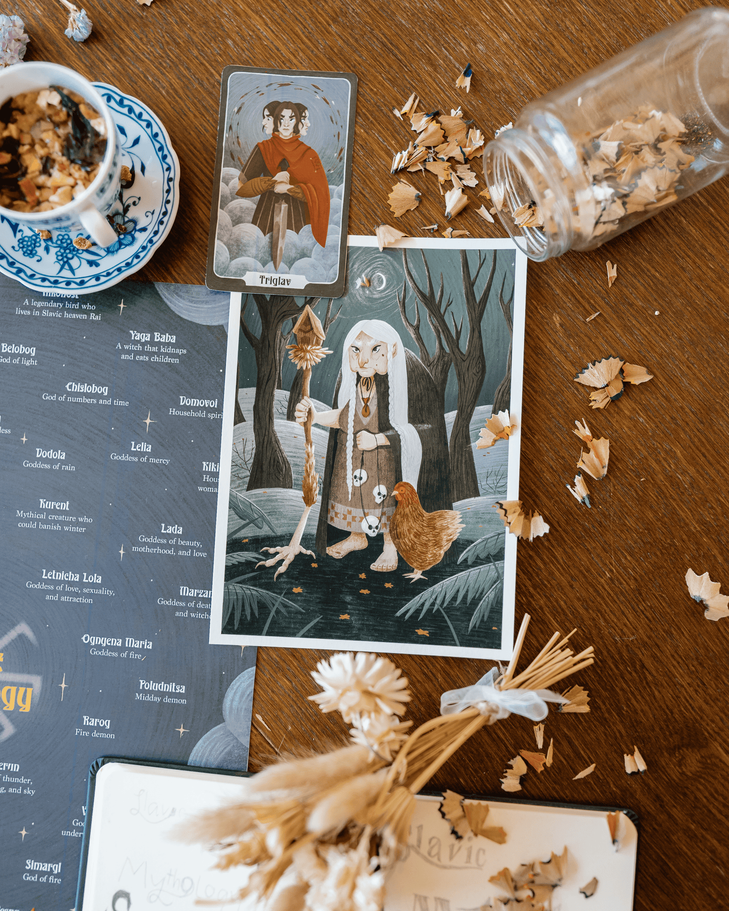 BABA YAGA | A4 / A5 Art Print - Slavic Mythology