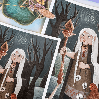 BABA YAGA | A4 / A5 Limited Giclée Print