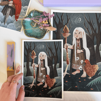BABA YAGA | A4 / A5 Limited Giclée Print