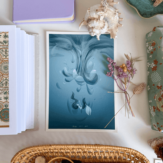 SINKING | A5 Limited Giclée Print