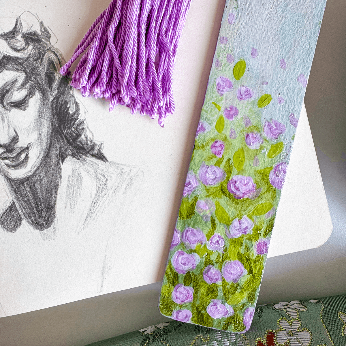 Bright Academia | Original Art Bookmark